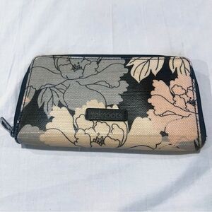 Sakroots Floral Zip-Around Wallet